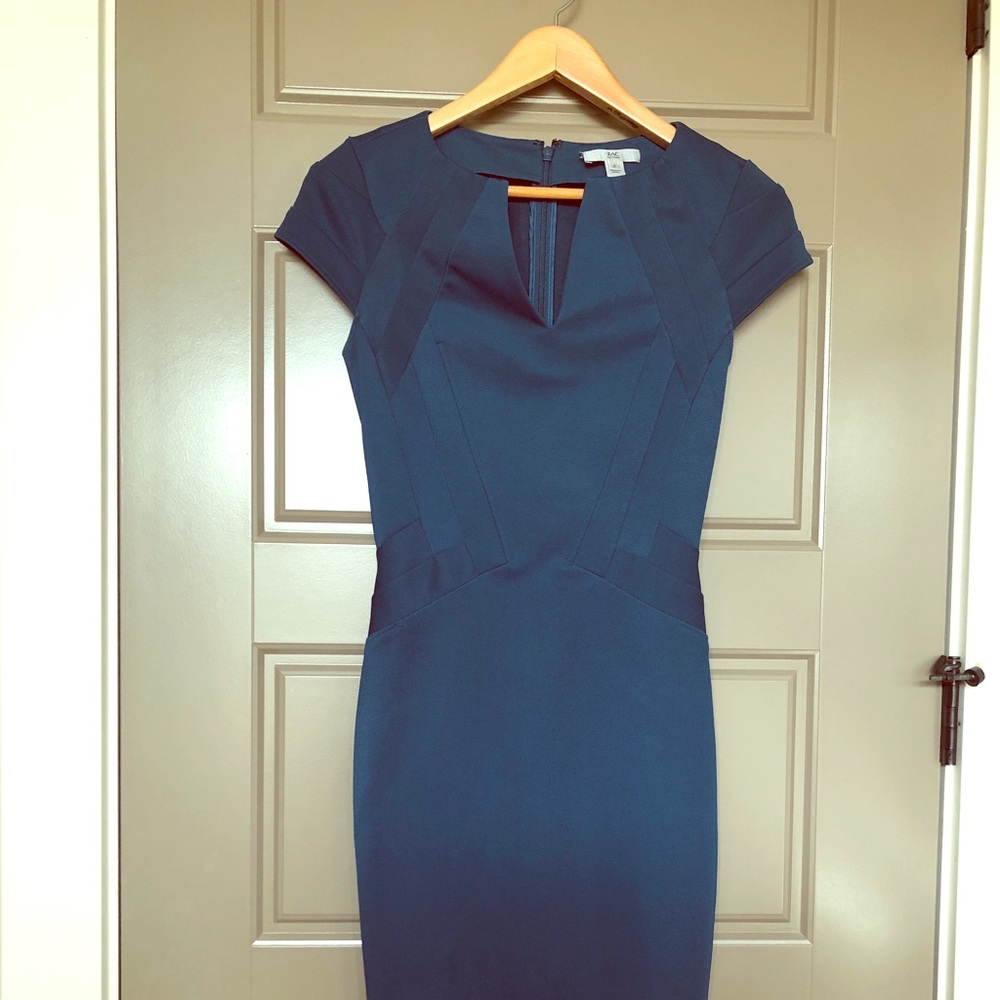 ZAC Zac Posen Teal Sheath Dress - Size 0
